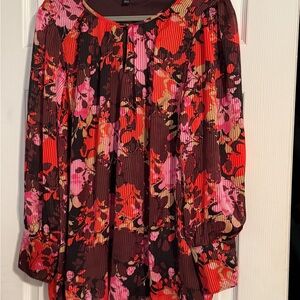 Lane Bryant Multicolor Floral Top